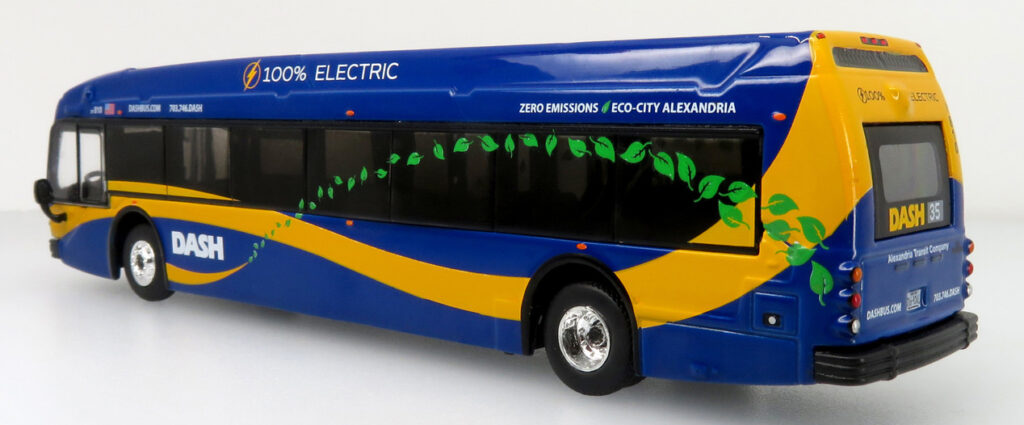 Iconic Replicas Proterra Electric Bus Dash-Alexandaria VA