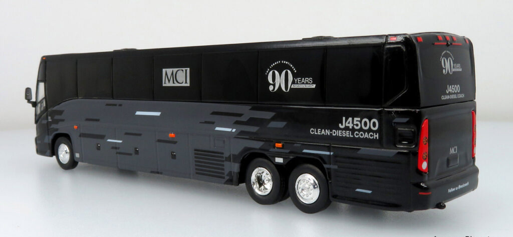 Iconic Replicas MCI J4500 Coach Bus 90 Years Livery 87-0465