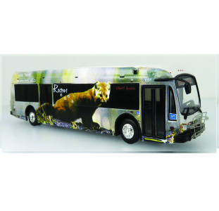 Iconic Replicas Proterra Electric Bus Roam Transit Canada