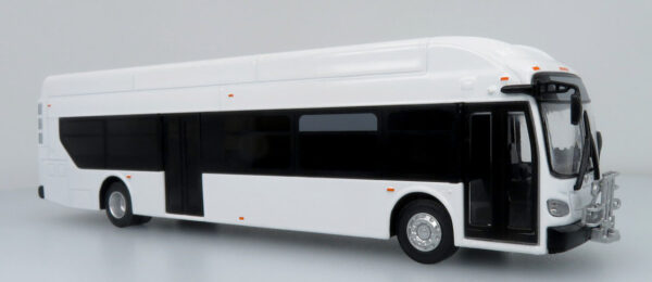 Iconic Replicas New Flyer Xcelsior 1/64 Scale Transit Bus Blank/White 87-0427