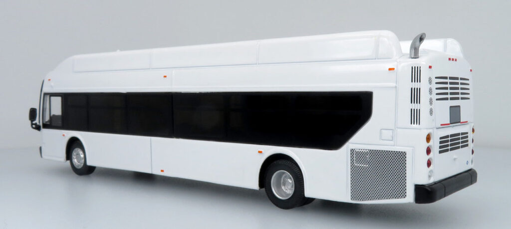 Iconic Replicas New Flyer Xcelsior 1/64 Scale Transit Bus Blank/White 87-0427