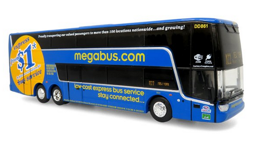 Iconic Replicas Mega Bus New York City 87-0468