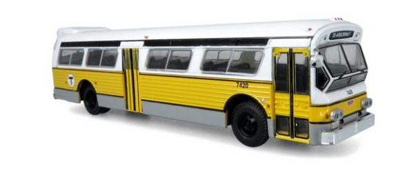 Iconic Replicas Flxible Fishbowl/New Looks Transit Bus 53102 Boston T MBTA 87-0453