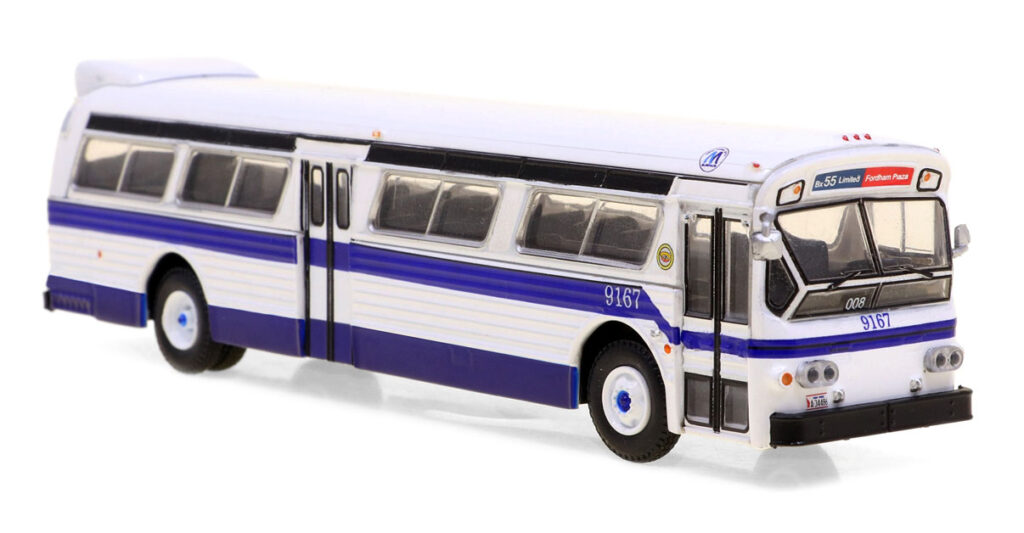 Iconic Replicas Flxible 53102 New York City Transit Authority White and Blue 87-0490