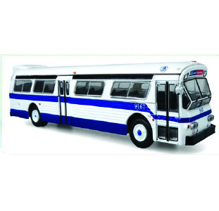 Iconic Replicas Flxible Fishbowl New Looks Transit Bus New York City Transit Authority 87-0490