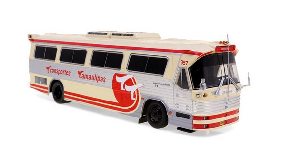 Iconic Replicas 1980 Dina Olimpico Coach Bus Transportes Tamaulipas 43-0487