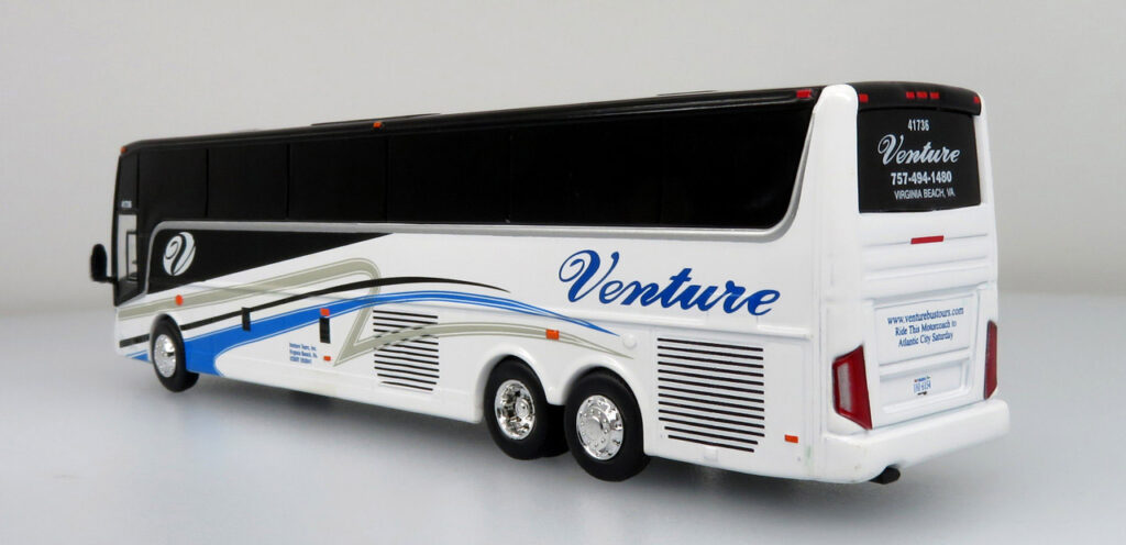 Iconic Replicas Vanhool CX45 Venture Tours Virginia Beach 87-0463