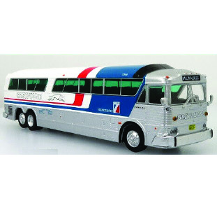 Iconic Replicas MCI MC7 Greyhound Pepsi Livery 87-0322 Walter's Exclusive Release