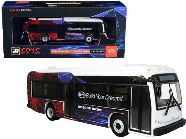Iconic Replicas BYD Transit Bus Build your dreams corporate livery 87-0438