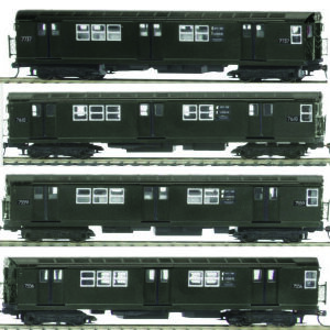 Just a Few Left! MTH New York City Subway Green Livery DCC Ready HO Scale North Bound Item # 80-2379-0 R-22