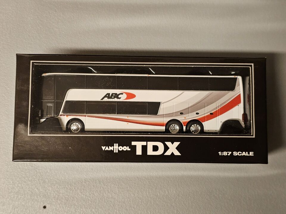 Iconic Replicas Vanhool TDX Double Decker Bus ABC Companies 87-0179