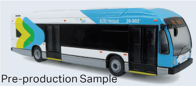 Iconic Replicas Nova LFSE Transit Bus Montreal, Canada 87-0500