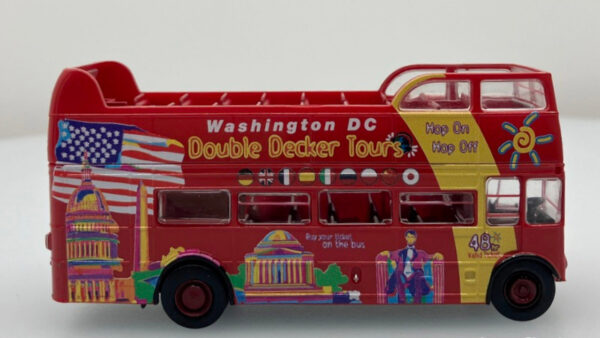 Brekina AEC Routemaster Double Decker Sight Seeing Bus Washington DC Tour Bus BRE61115