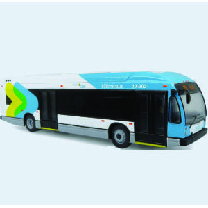 Iconic Replcias Nova LFSE Transit Bus STM Montral Canada 87-0500