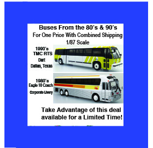 Special Bus Deal Iconic Replicas Eagle 10 Corporate and Iconic Replicas TMC RTS Dart