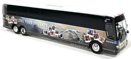 Iconic Replicas Prevost X345 Coach Bus Greyhound Lover Your Journey 87-0275
