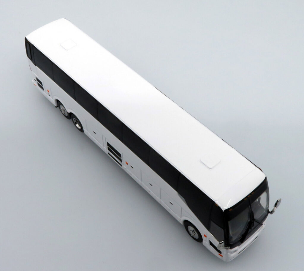 Iconic Replcias Prevost H345 Coach Bus Blank/White 87-0423