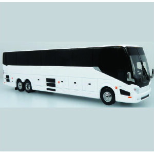 Iconic Replicas Prevost H345 Coach Bus Blank-White 87-0423
