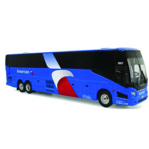Iconic Replicas Prevost H345 Coach Bus Landline American Airlines 87-0449