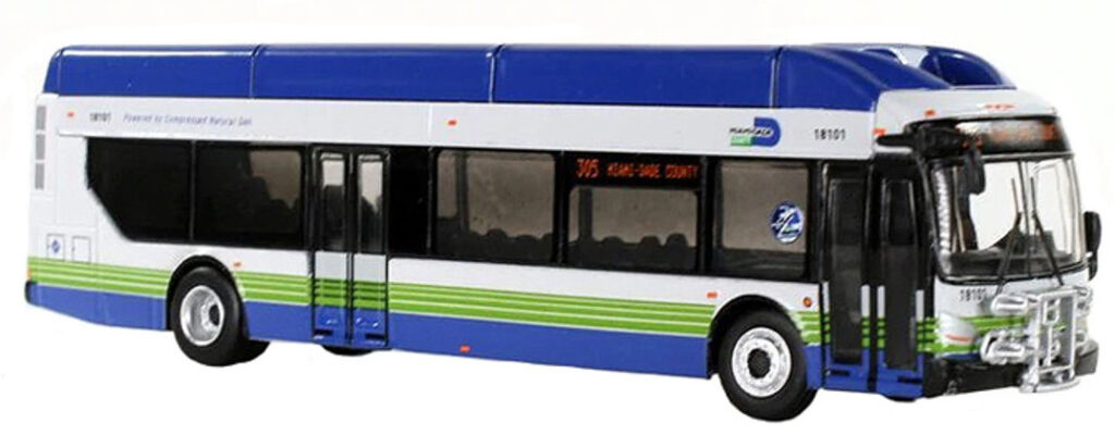 Iconic Replicas New Flyer Xcelsior Miami Dade Transit 87-0134