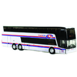 Iconic Replicas Vanhool TDX Double Decker Bus Coach USA New York City 87-0086
