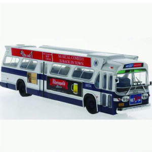 Iconic Replicas GMC Fishbowl bus New York City Transit Authority with wings 43-0153