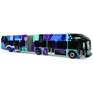 Iconic Replicas New Flyer Xcelsior Articulated Bus A-C Transit Tempo 87-0551