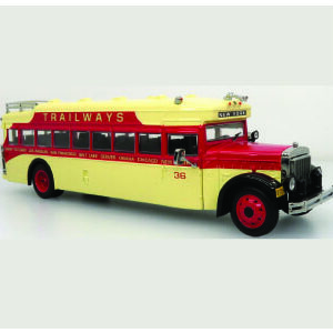 Iconic Replicas Mack BK Parlor Bus Trailways 50-0491