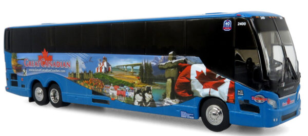Iconic Replicas Prevost H345 Great Canadian Coaches Canada 87-0619