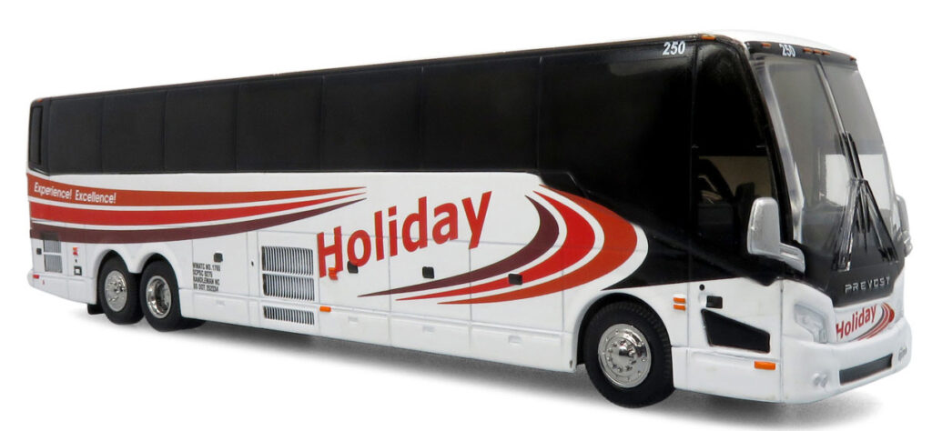 Iconic Replicas Prevost H345 Holiday Tours 64-0616