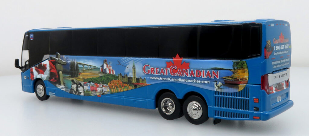 Iconic Replicas Prevost H345 Coach Bus Great Canaidan-Canada 87-0619