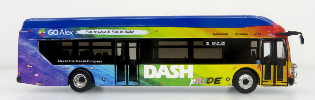 Iconic Replicas New Flyer Xcelsior Dash Pride Livery 87-0609