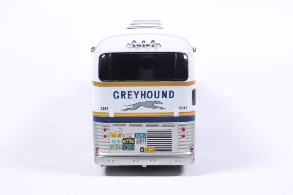 Iconic Replicas GM PD4501 Scenicruiser Coach: Greyhound Bus Lines - 50th Anniversary Gold Stripe Livery 43-0665