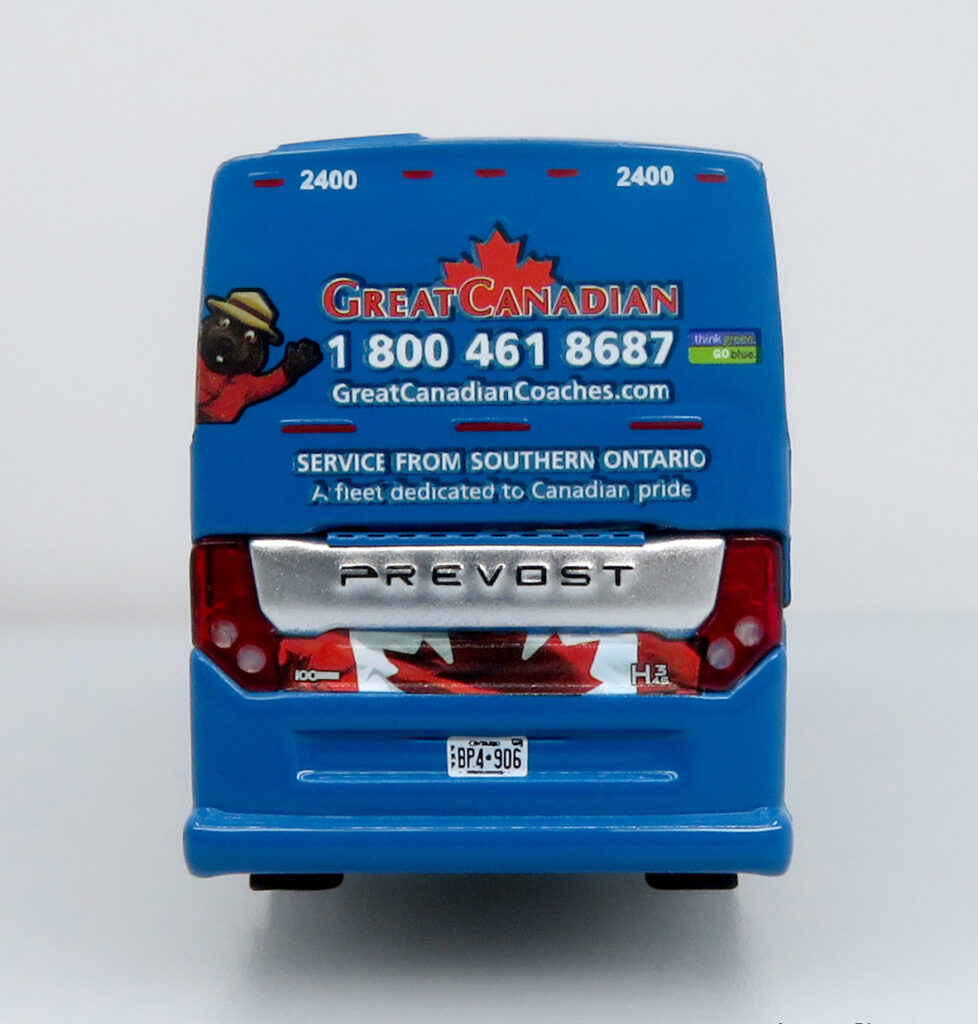 Iconic Replicas Prevost H345 Coach Bus Great Canaidan-Canada 87-0619