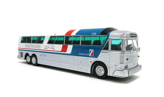 Iconic Replicas MCI MC7 Greyhound Pepsi Livery 87-0183