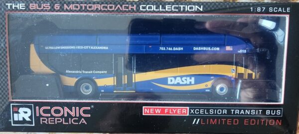 Iconic Replicas New Flyer Xcelsior DASH Transit bus 87-0156