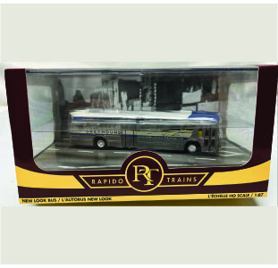 Rapdio Greyhound Fishbowl Bus Awsome Diecast Version 236