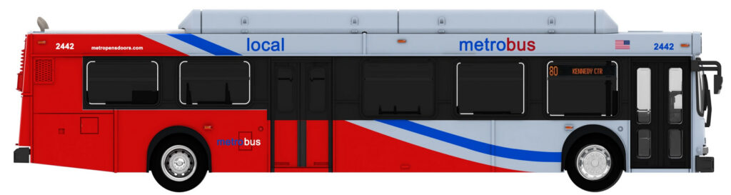 Iconic Replicas New Flyer D40LF DC Metro Transit bus
