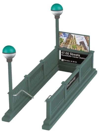 MTH NYC Subway Entrance 47-50 Street Rockefeller Center