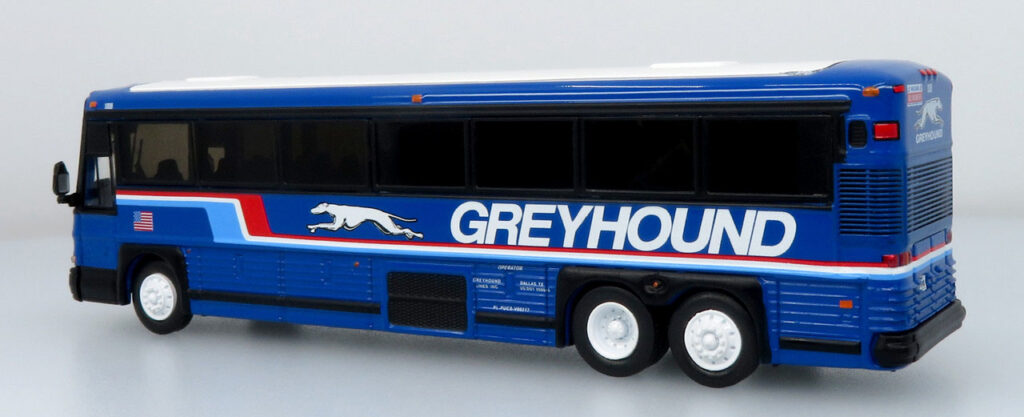 MCI D4000 Coach Bus Greyhound Blue Livery 87-0620