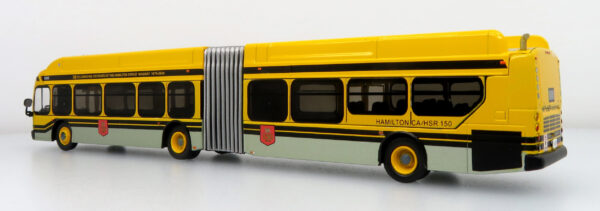 Iconic Replicas New Flyer Xcelsior Articulted Transit Bus Hamilton Street Railway Canada 150th anniversary 87-0608