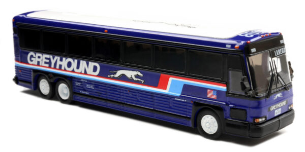 Iconic Replicas MCI D4000 Greyhound Blue Livery 87-0620
