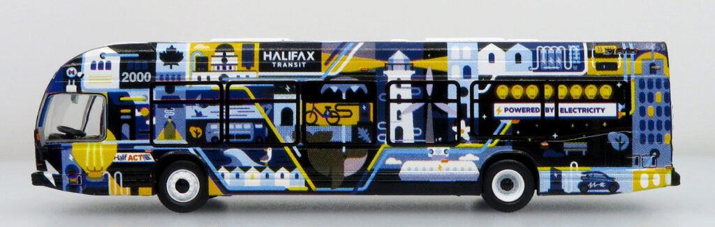 Iconic Replicas Nova LFSE Transit Bus Halifax Transit Canada 87-0564