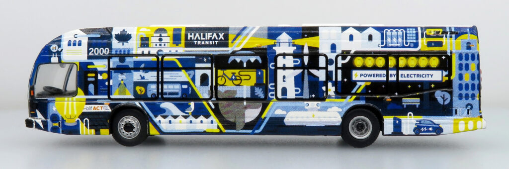 Iconic Replicas Nova LFSE Transit Bus Halifax Transit Canada 87-0564