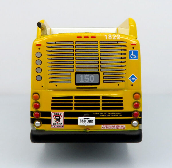 Iconic Replicas New Flyer Xcelsior Articulated Transit Bus Hamilton Street Railway 150th Anniversary Canada 87-0608