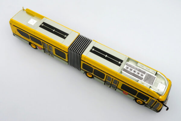 Iconic Replicas New Flyer Xcelsior Articulted Transit Bus Hamilton Street Railway Canada 150th anniversary 87-0608