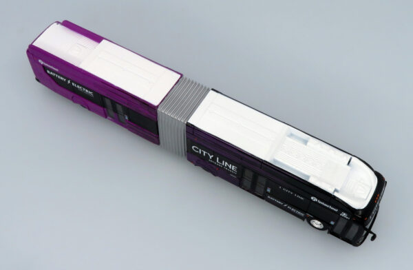 Iconic Replicas New Flyer Xcelsior Articulated Transit Bus Spokane Transit 87-0607