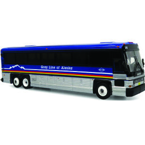 Iconic Replias MCI D4000 Gray Line Alaska 87-0621