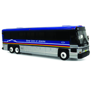 Iconic Replias MCI D4000 Gray Line Alaska 87-0621