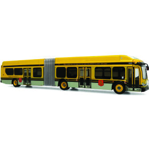 Iconic Replicas New Flyer Articulated Xcelsior Transit Bus Hamilton Street Railway 150th Anniversary 87-0608